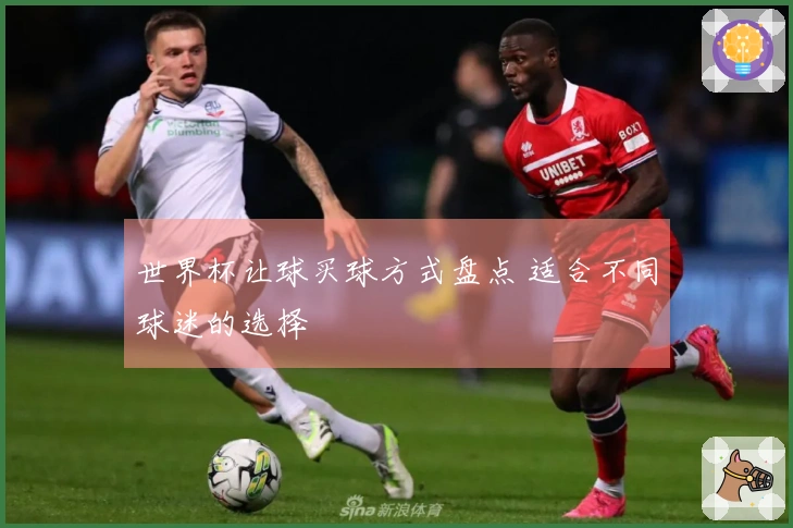 世界杯让球买球方式盘点 适合不同球迷的选择
